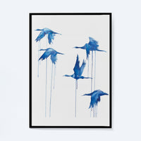 Garzas azules - Águeda Ibisate Delmiro - 42x60cm